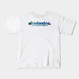 Chicago Skyline Kids T-Shirt